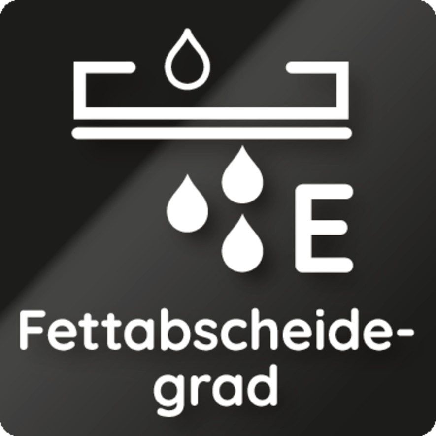 Fettabscheidegradklasse E